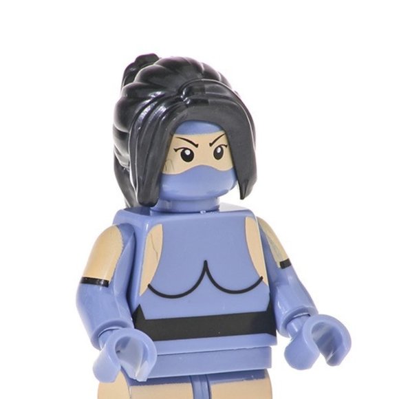 Custom Lego Mortal Kombat Kitana Minifigure - Picture 2 of 6